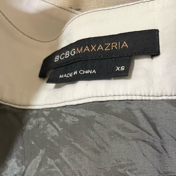 BCBG MAXAZRIA Heathered Grey Poplin shift Dress - Picture 2 of 8